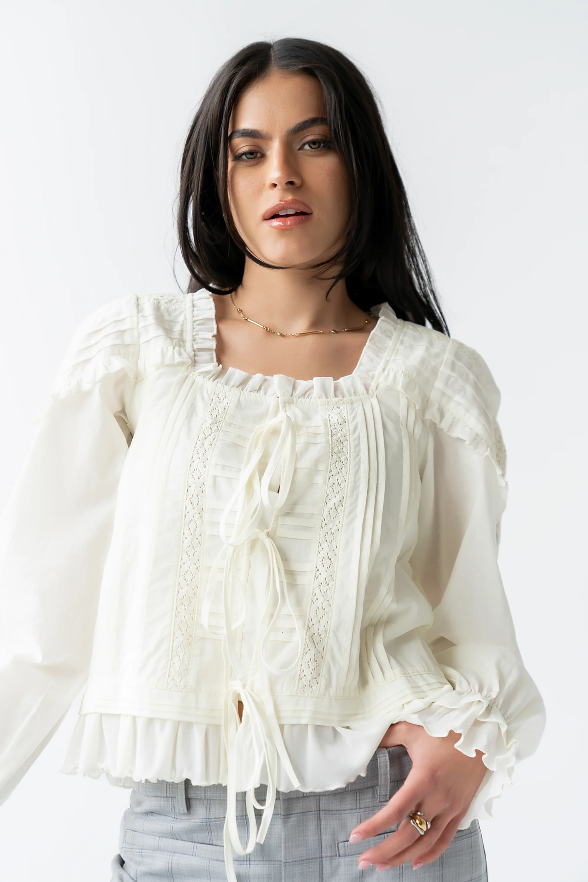 True Ruffle Blouse - FINAL SALE - Image 4