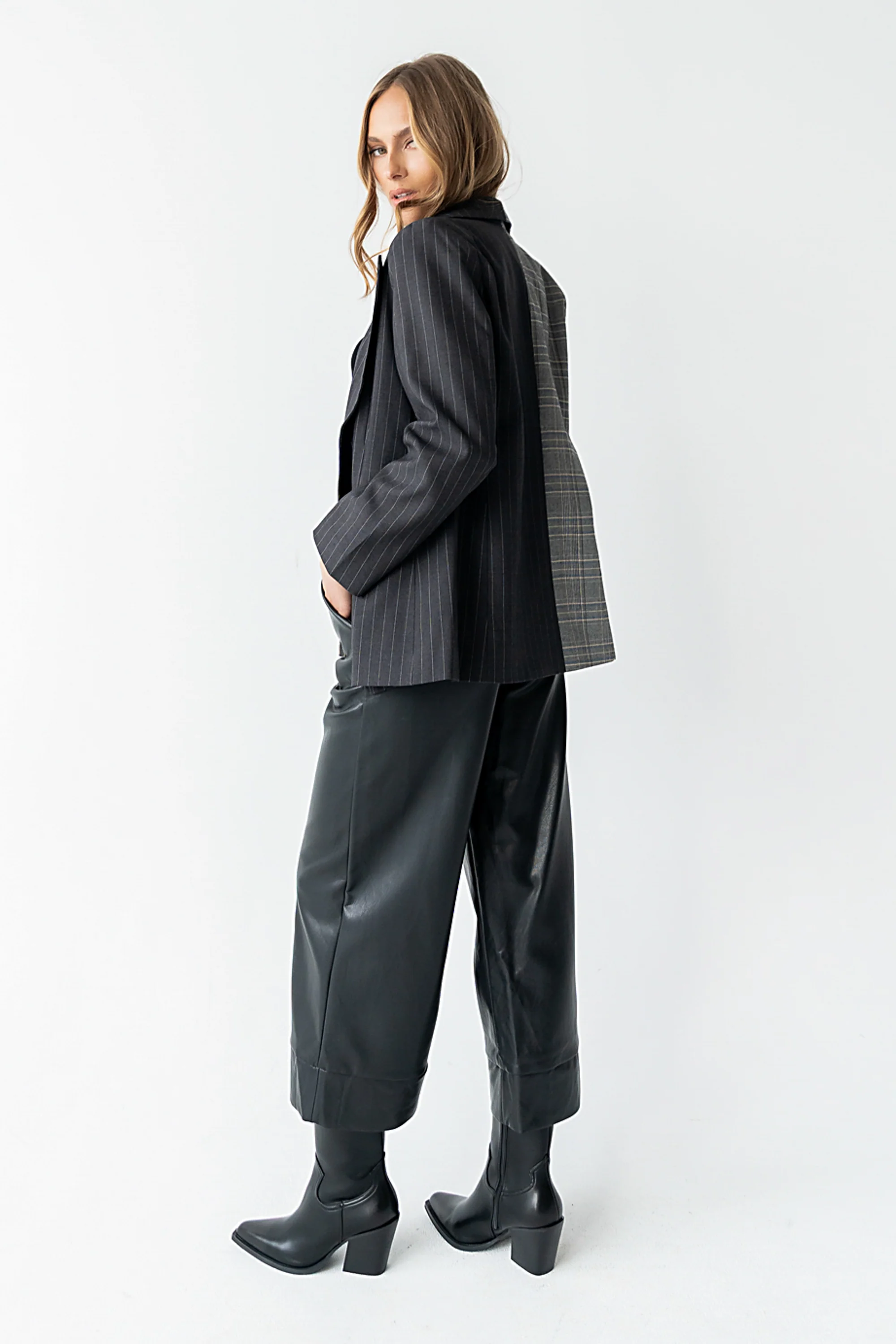 Ulani Vegan Leather Pants in Black - FINAL SALE - Image 4