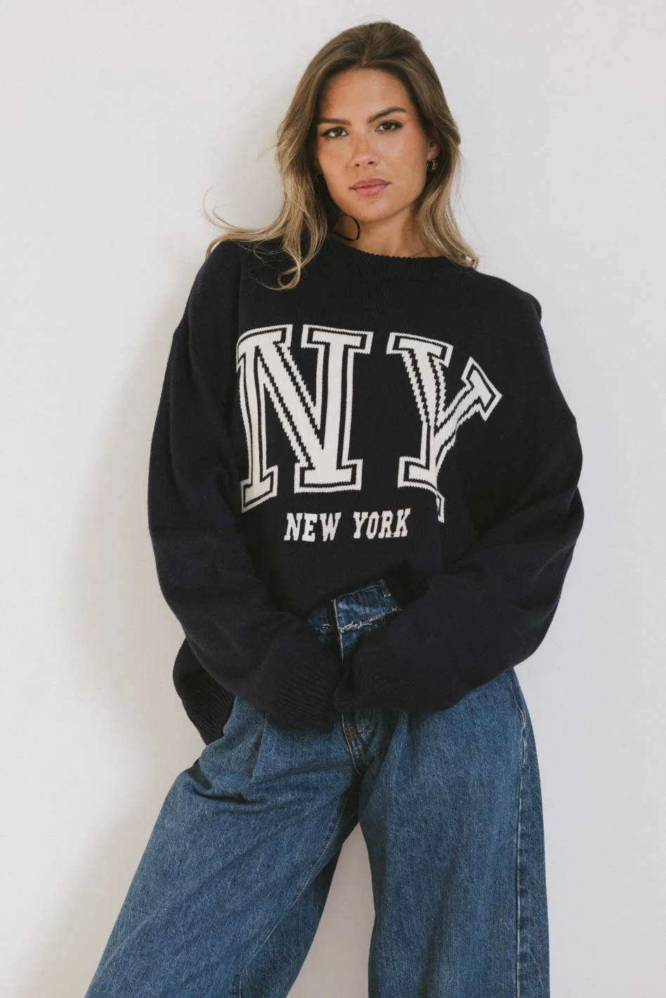 Urban Graphic Knit Sweater - New York - FINAL SALE - Image 6