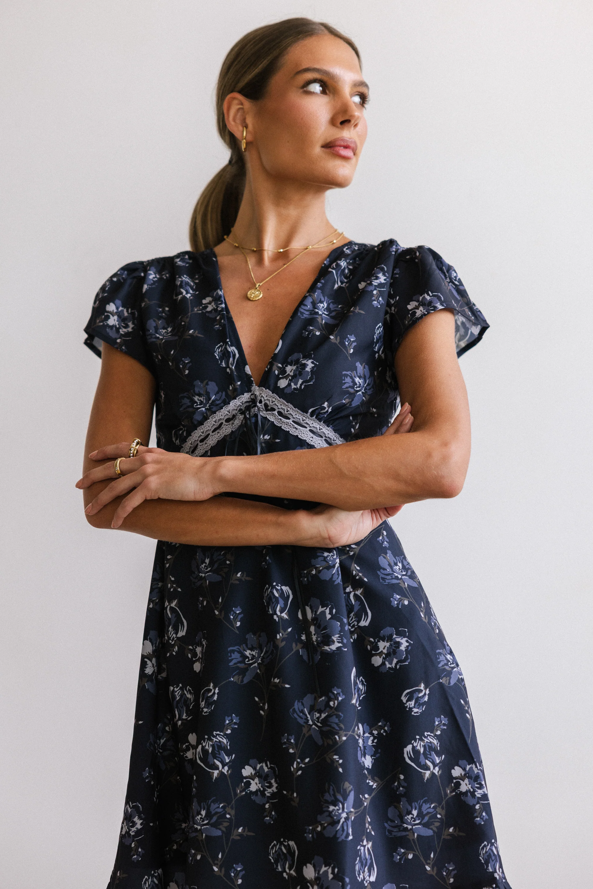 Valerie Floral Mini Dress - FINAL SALE - Image 2