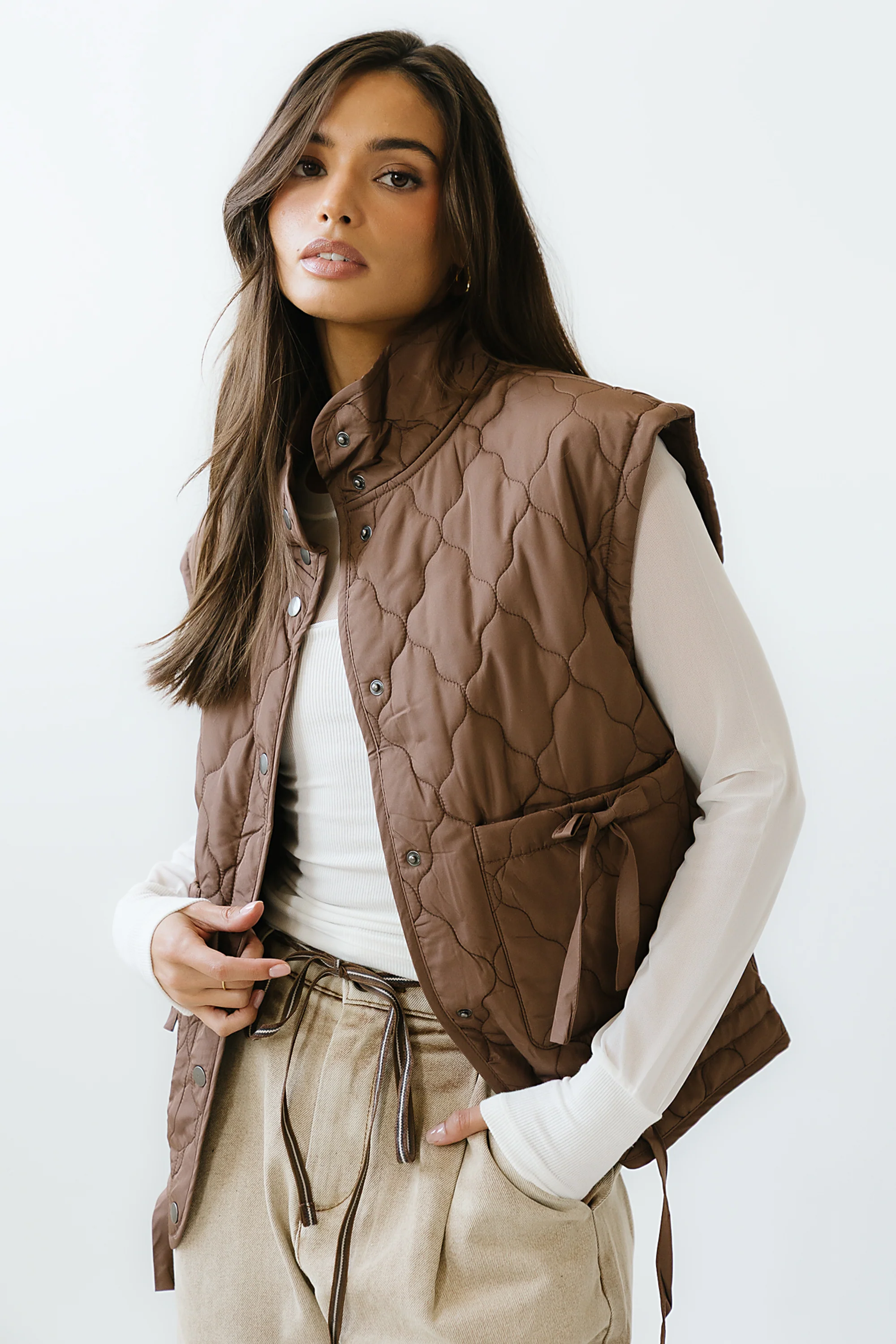 Vicky Quilted Vest - Image 5