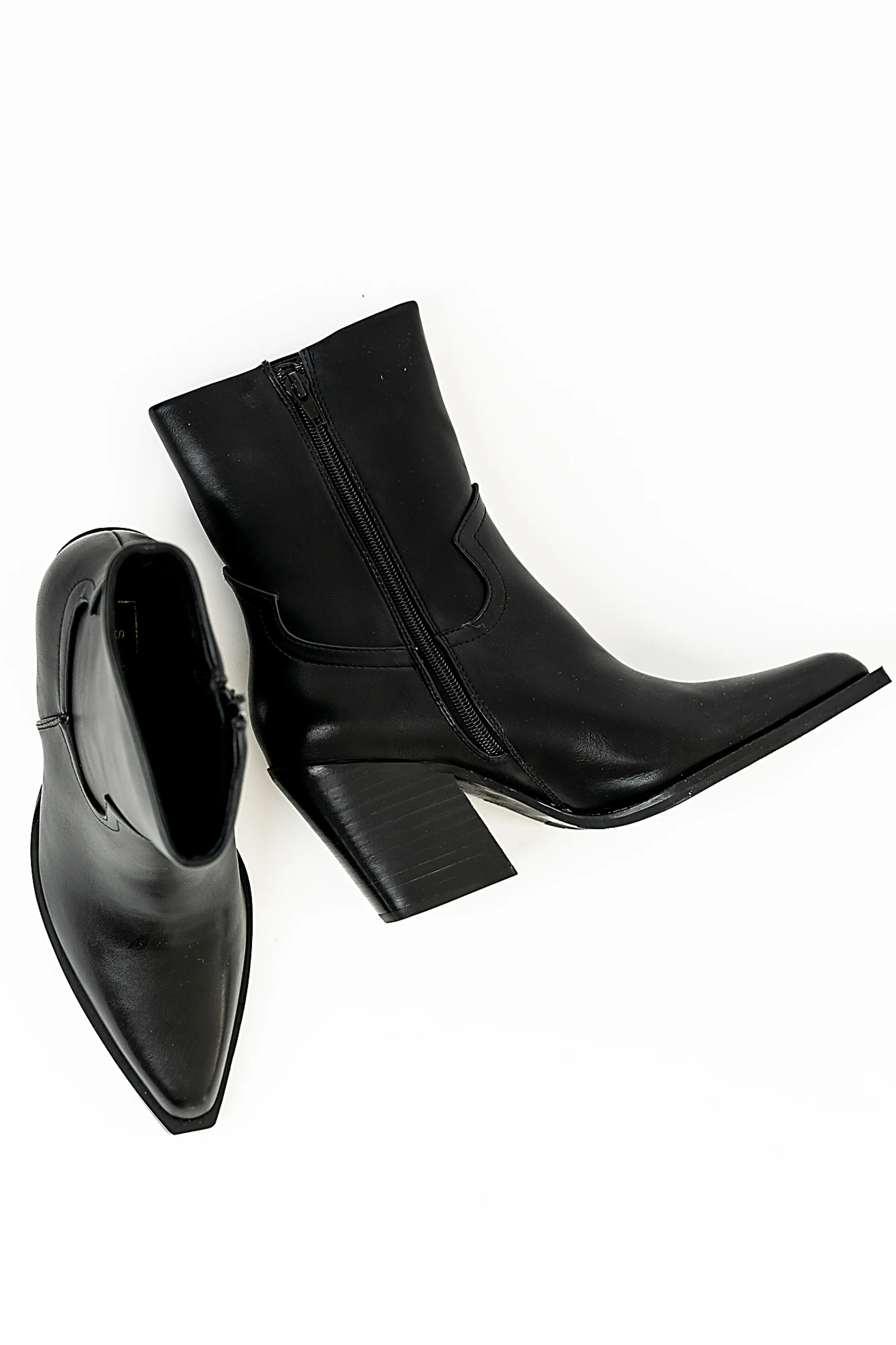 Victoria Angled Heel Boots - Image 2