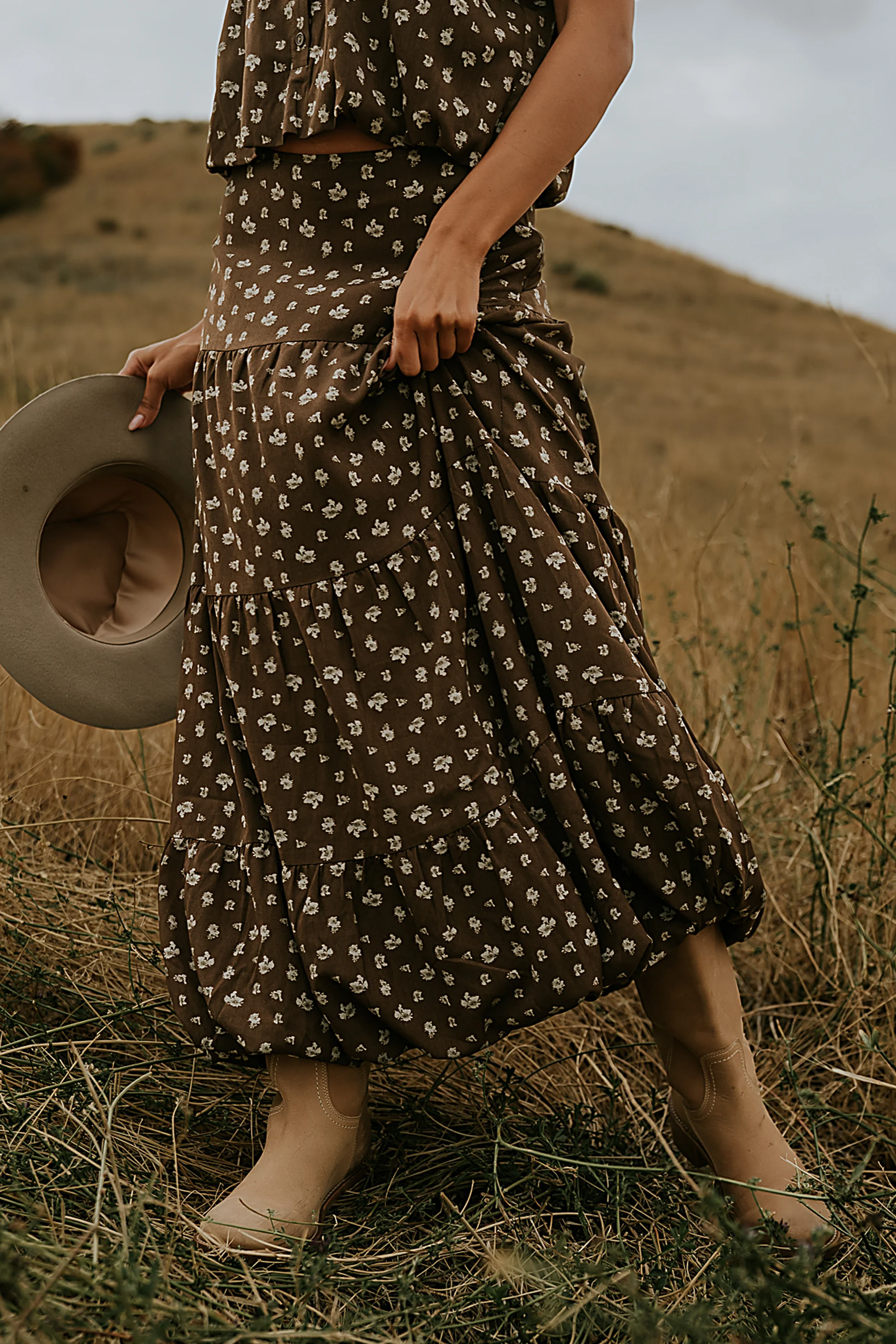 Victoria Bubble Maxi Skirt - FINAL SALE - Image 4