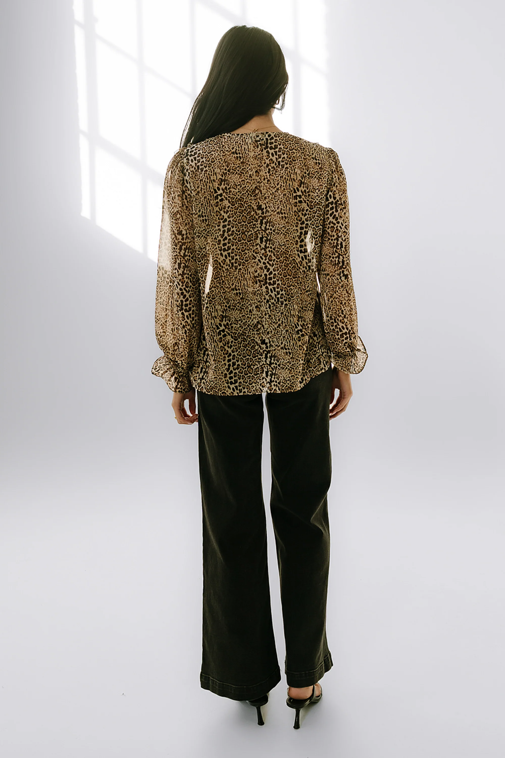 Vince Sheer Blouse - FINAL SALE - Image 2