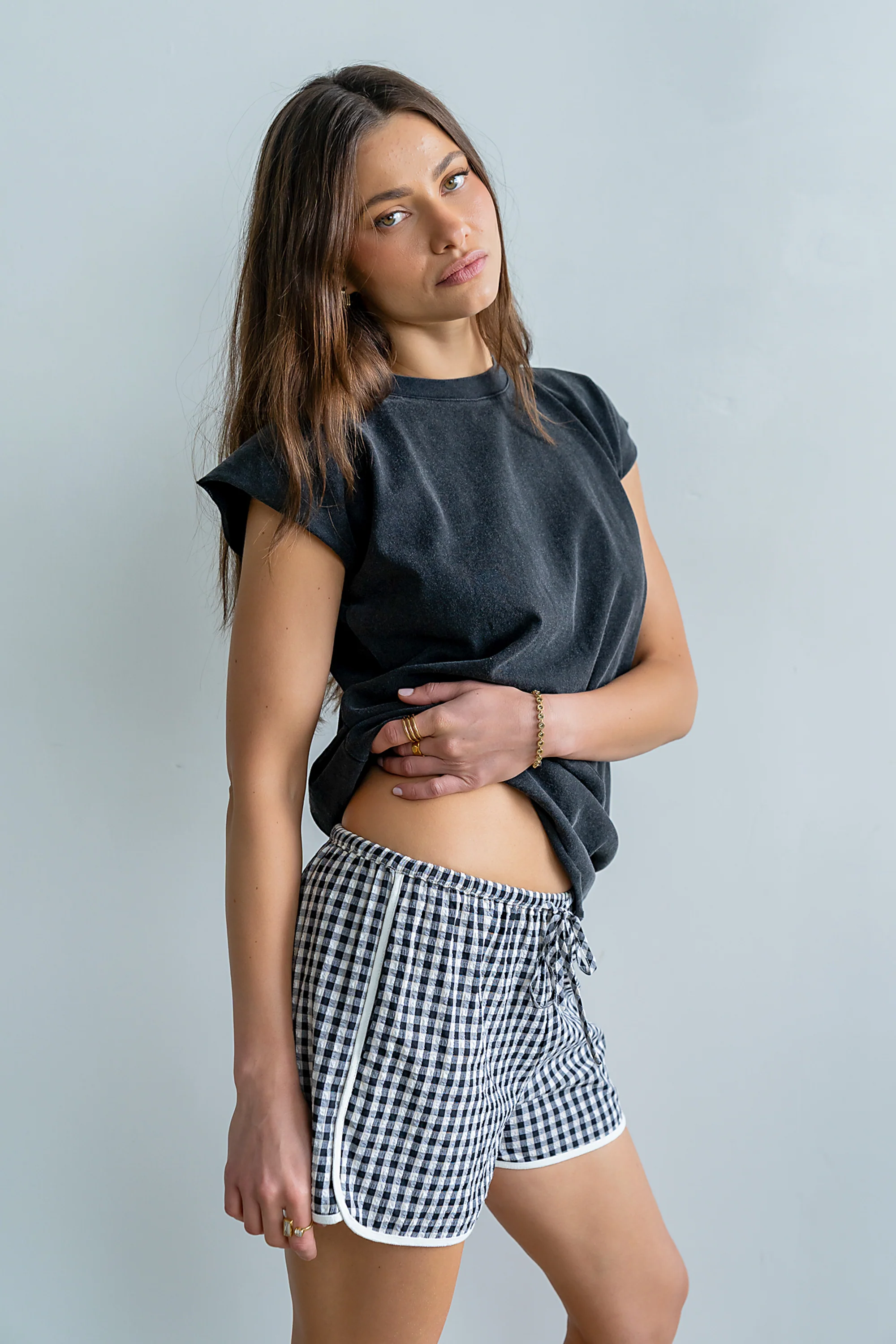 Vinnie Muscle Tee in Black - Image 3