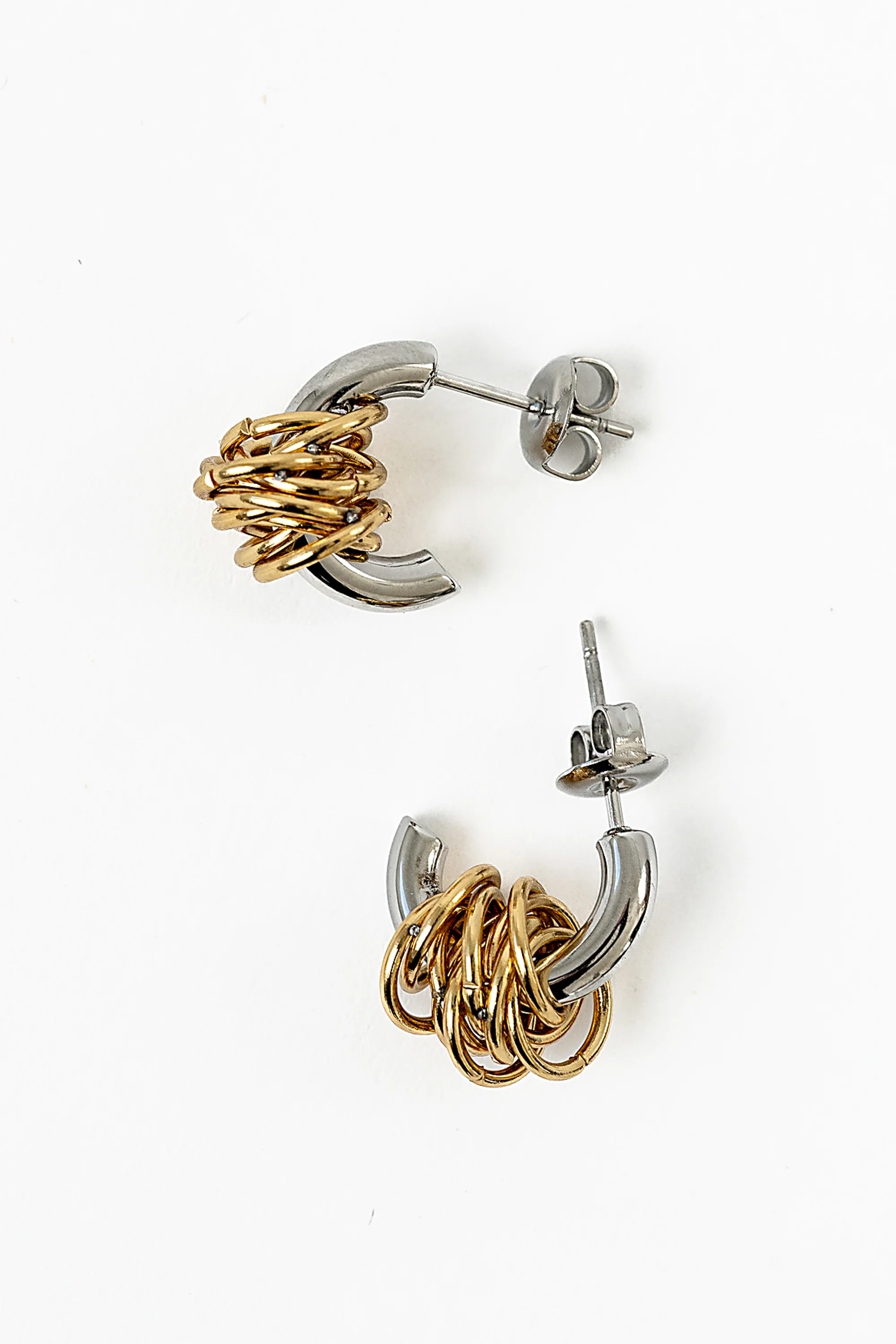 Vinny Open Hoop Earrings - Image 2