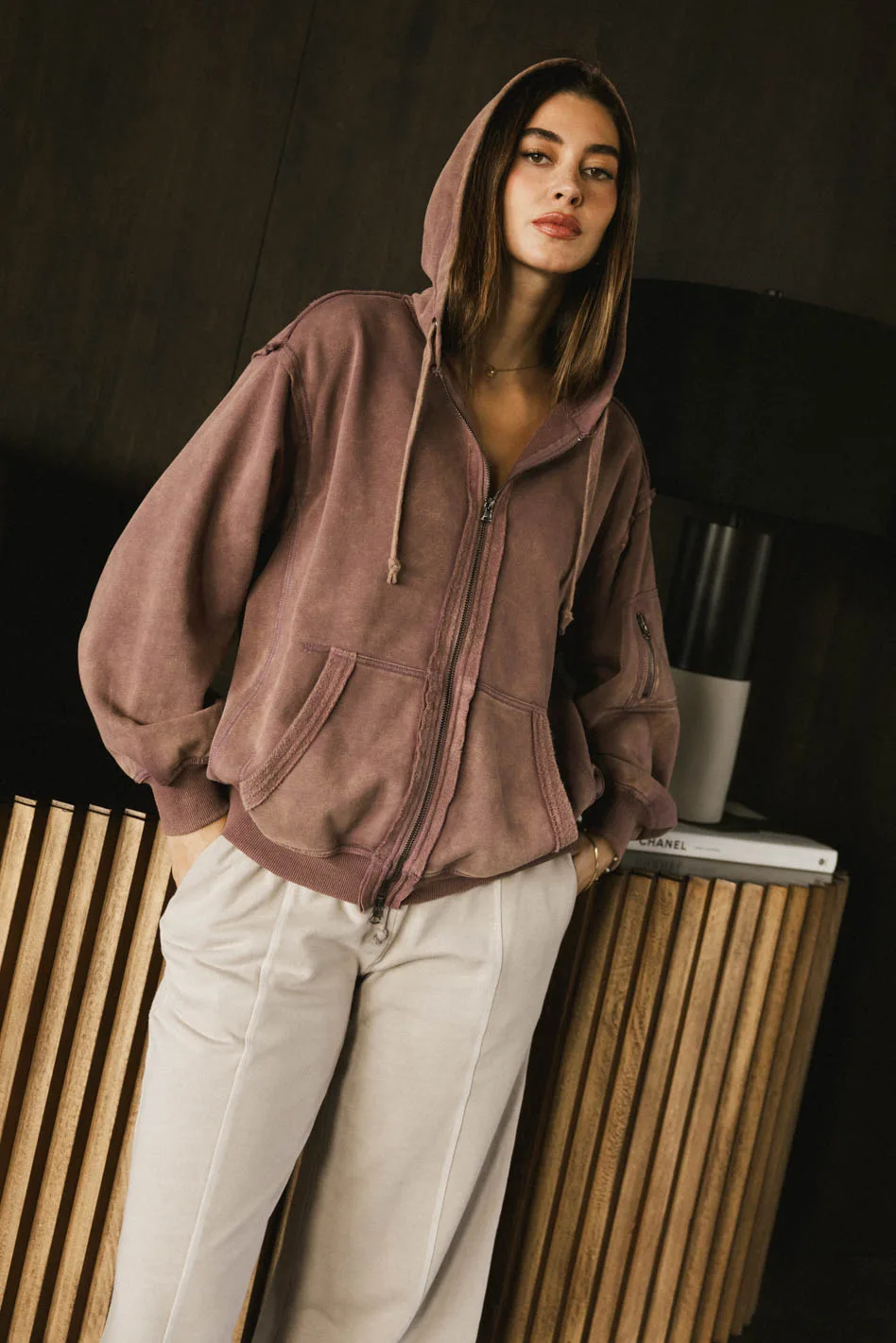 Viva Zip Up in Purple - FINAL SALE - Image 5