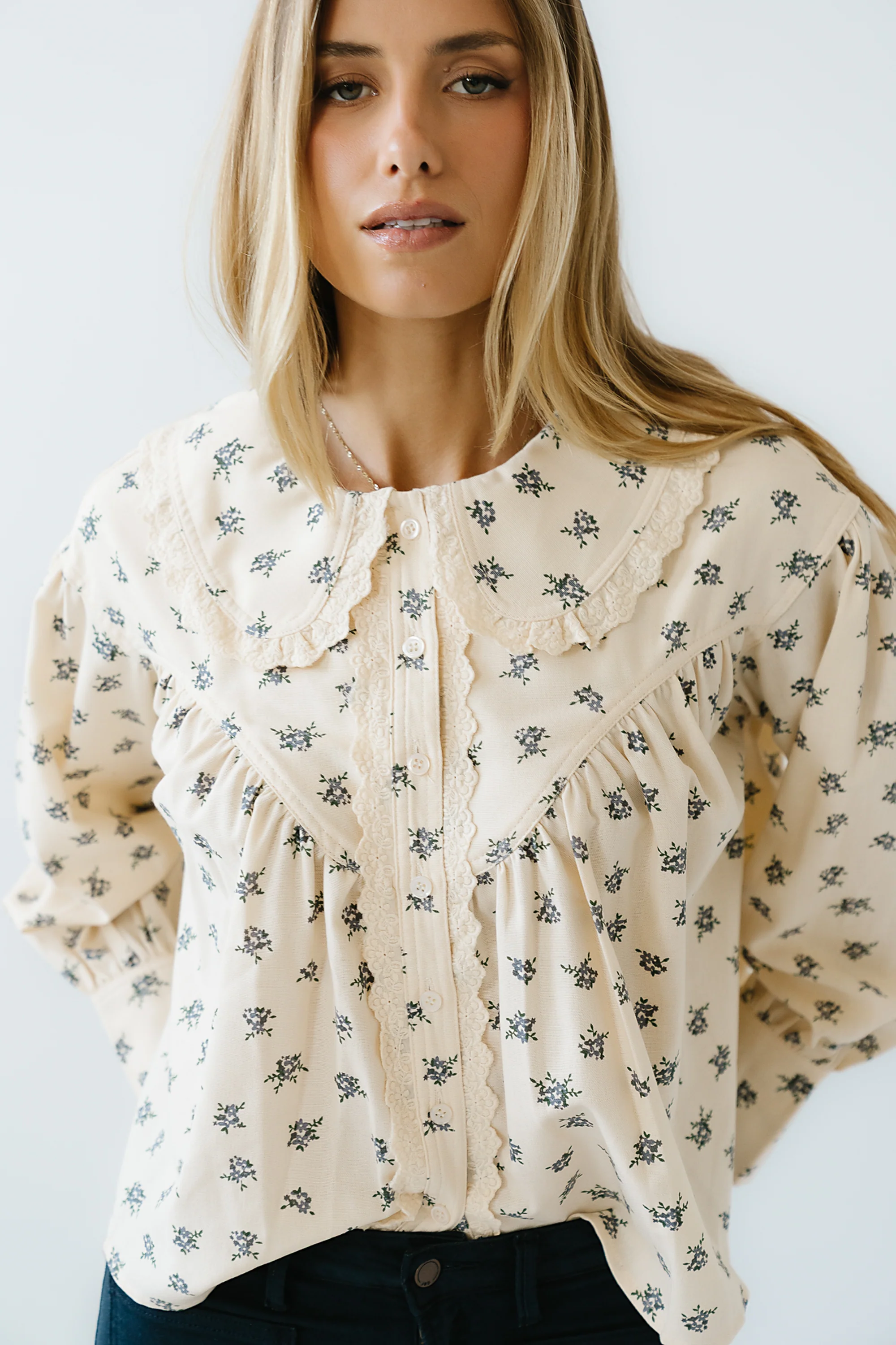Wallace Floral Blouse - FINAL SALE