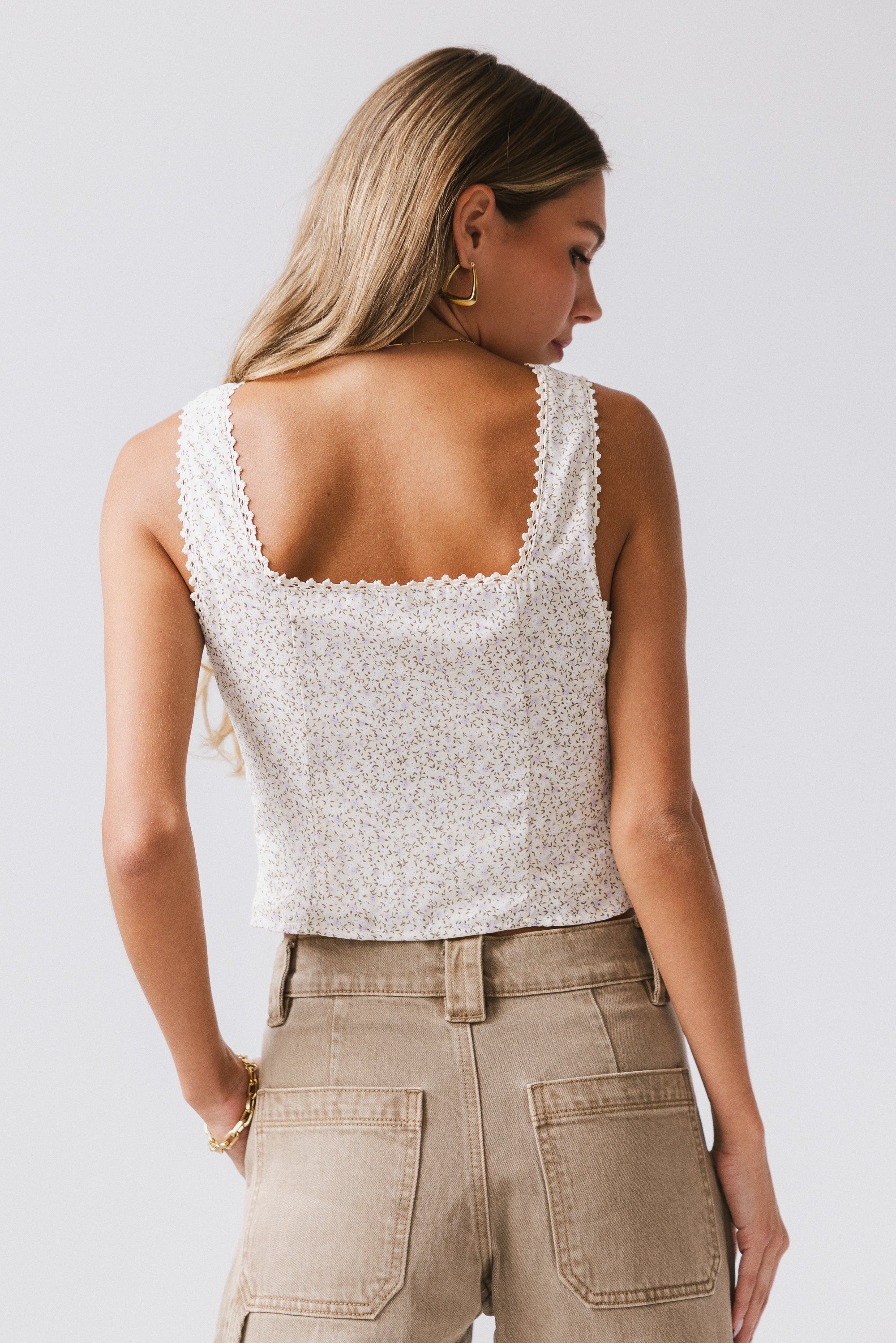 Warren Floral Tank Top - FINAL SALE - Image 3