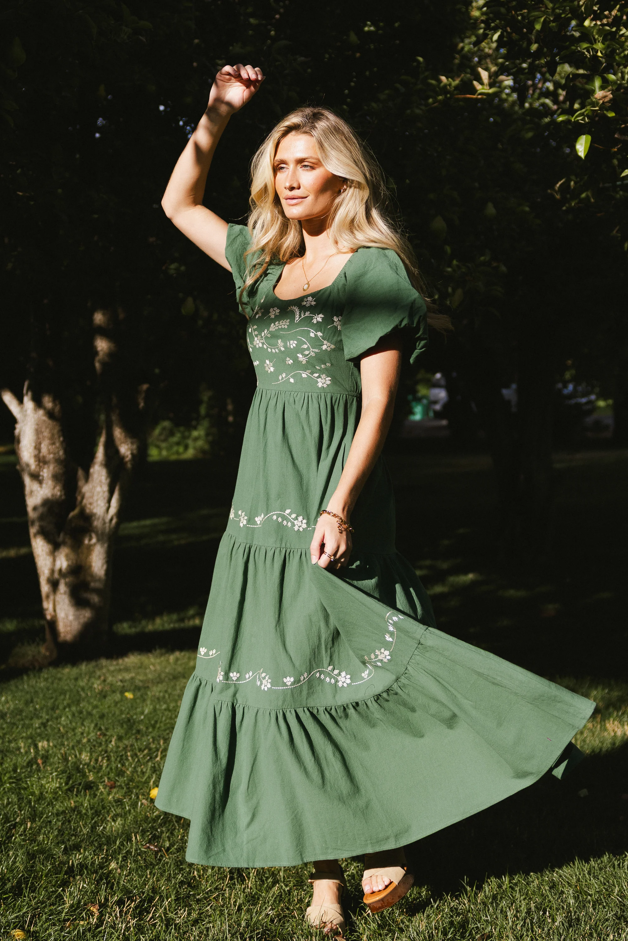 Wesley Tiered Maxi Dress - FINAL SALE - Image 5