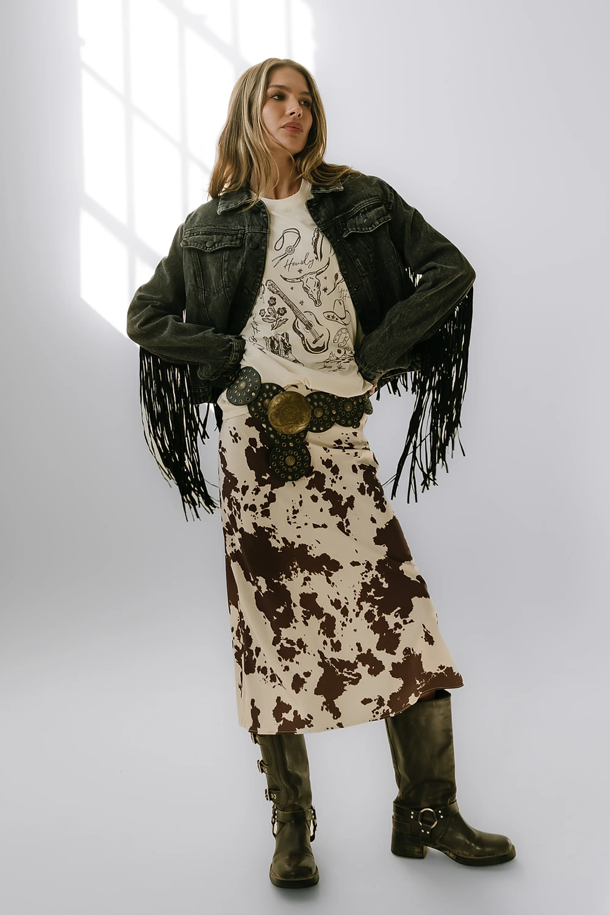Western Oversized Graphic Tee - FINAL SALE - Image 2