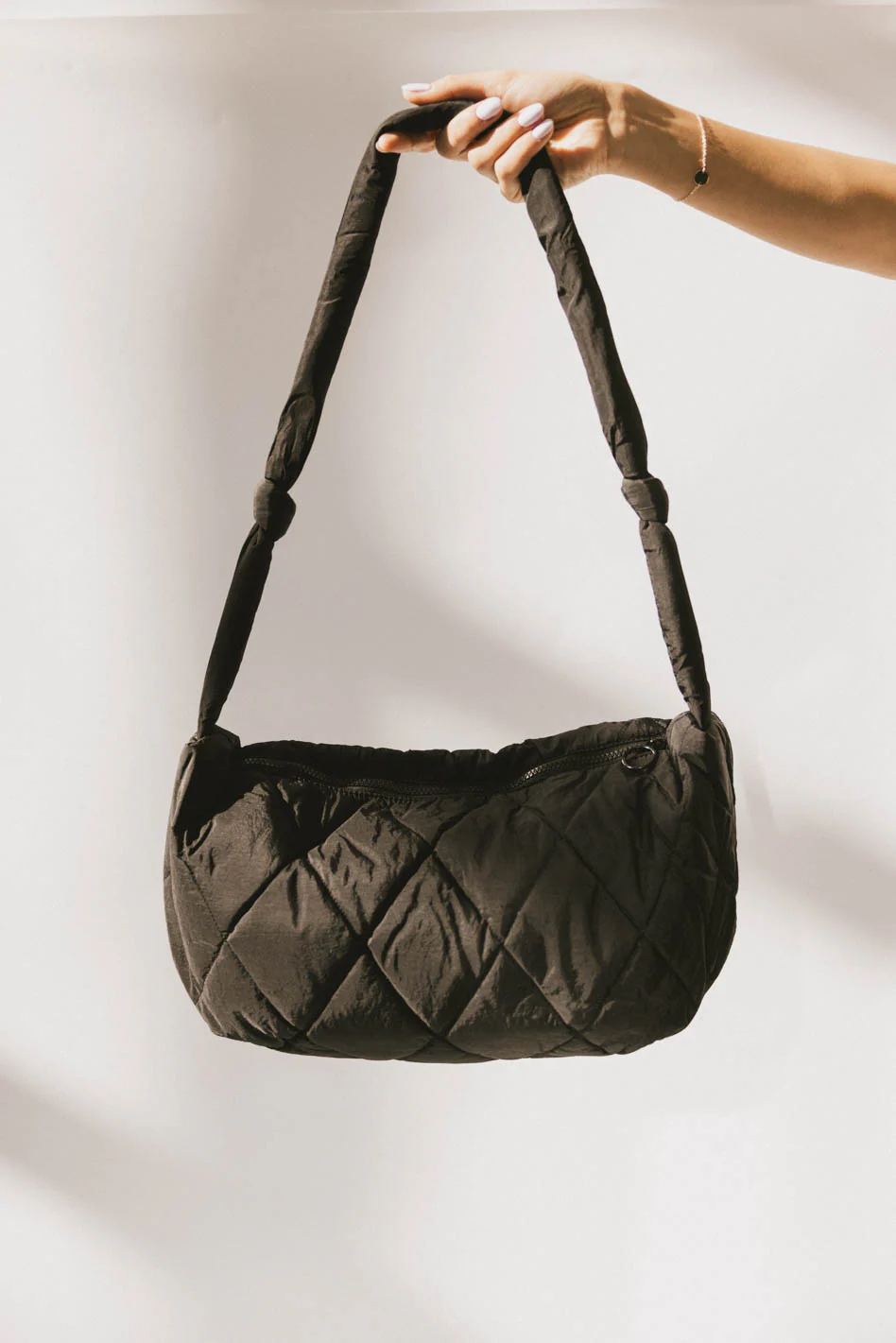 Whimsy Quilted Bag in Black - FINAL SALE - Image 3