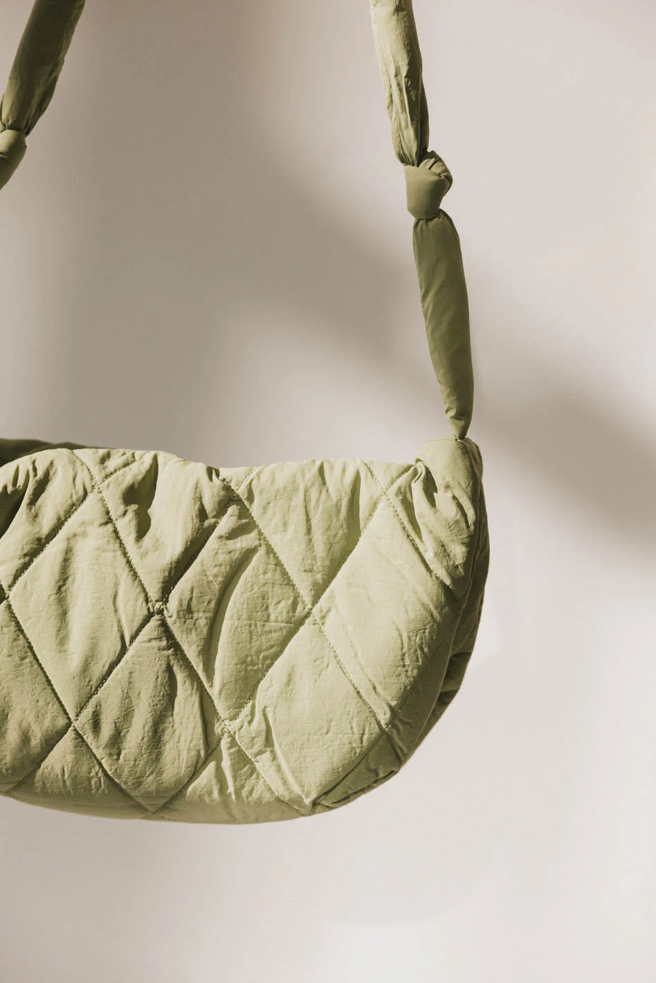 Whimsy Quilted Bag in Sage - FINAL SALE - Image 2
