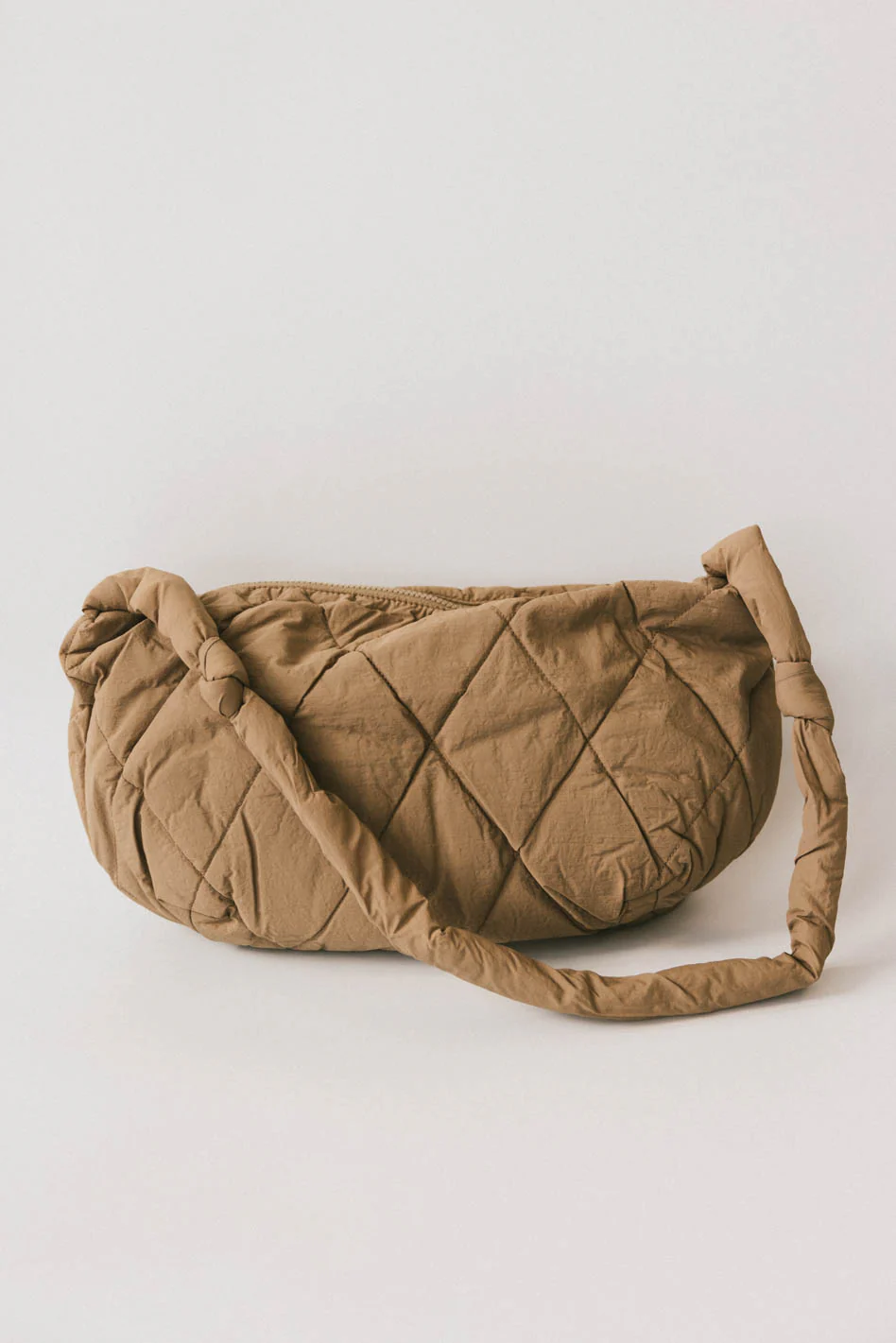 Whimsy Quilted Bag in Taupe - Image 5