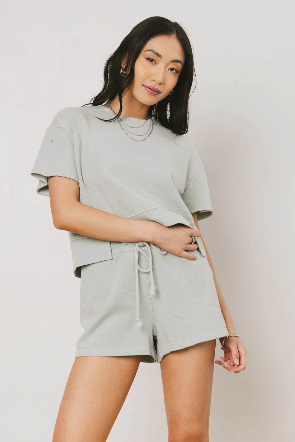Willa Knit Top in Sage - FINAL SALE - Image 5