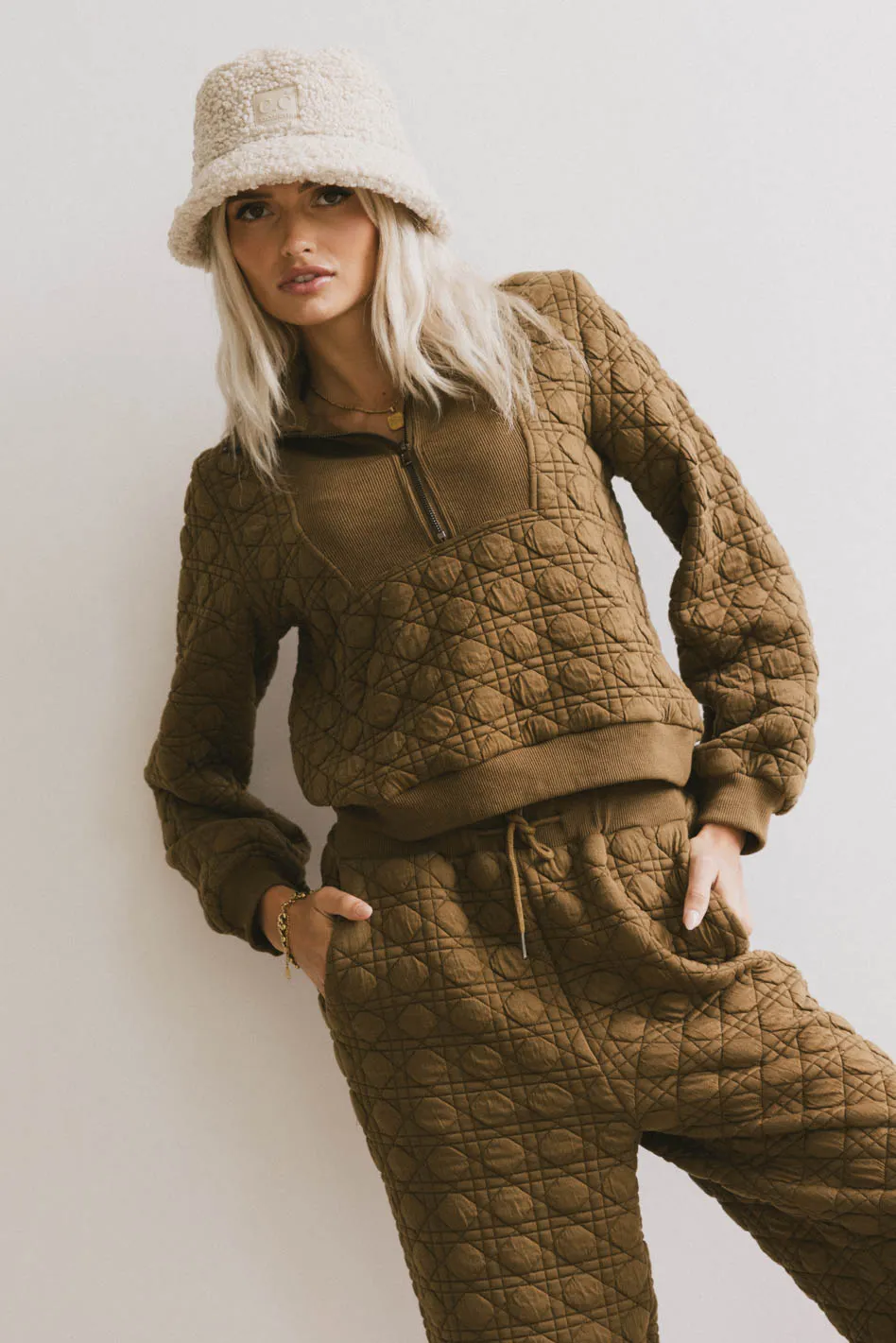 Winry Quilted Half Zip - FINAL SALE - Image 3