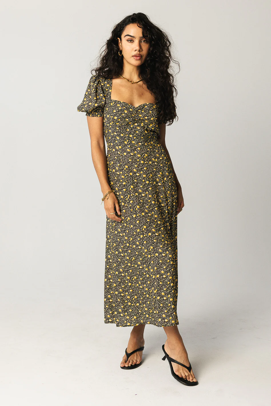 Winston Floral Midi Dress - FINAL SALE - Image 5