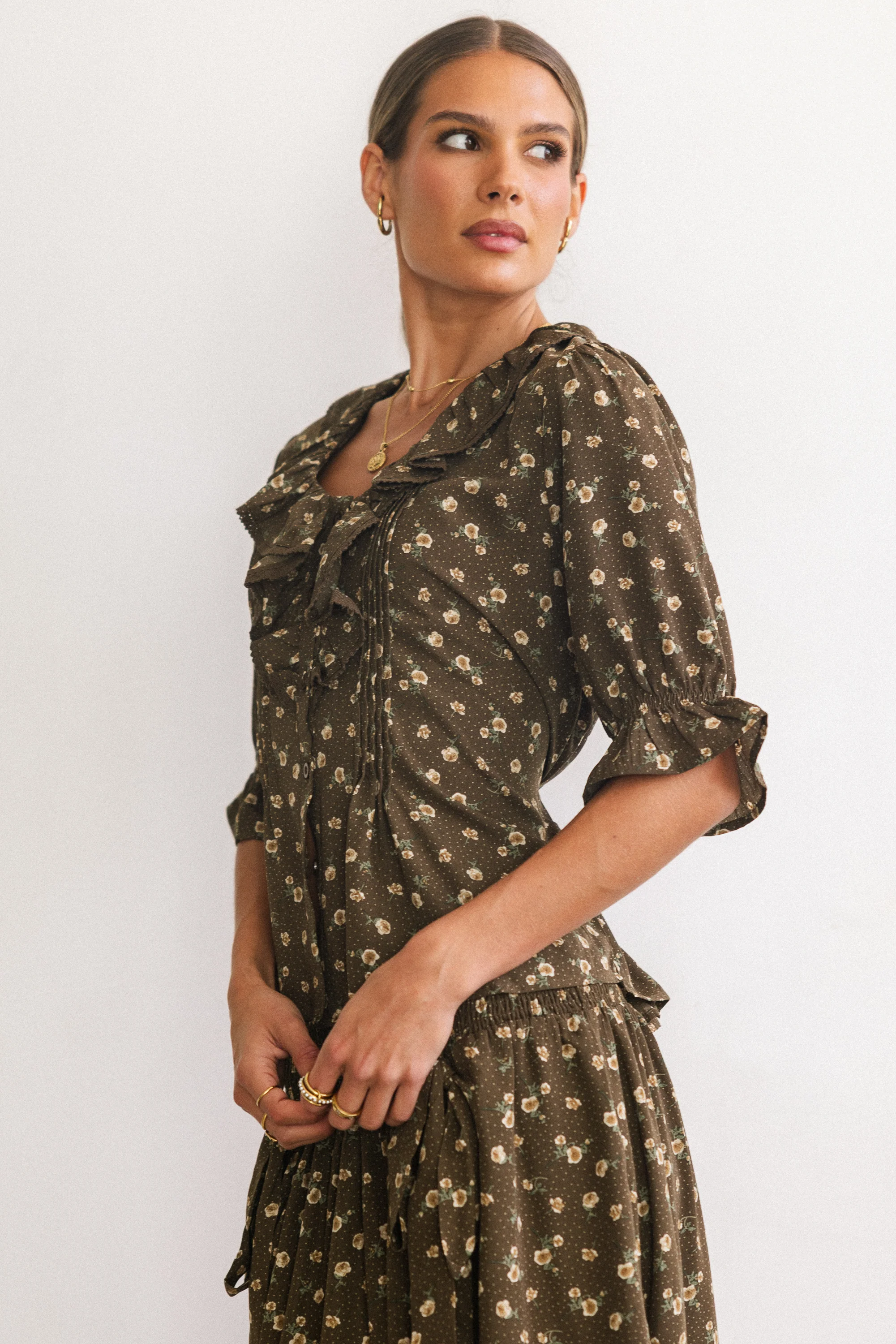 Xander Floral Blouse - FINAL SALE - Image 4