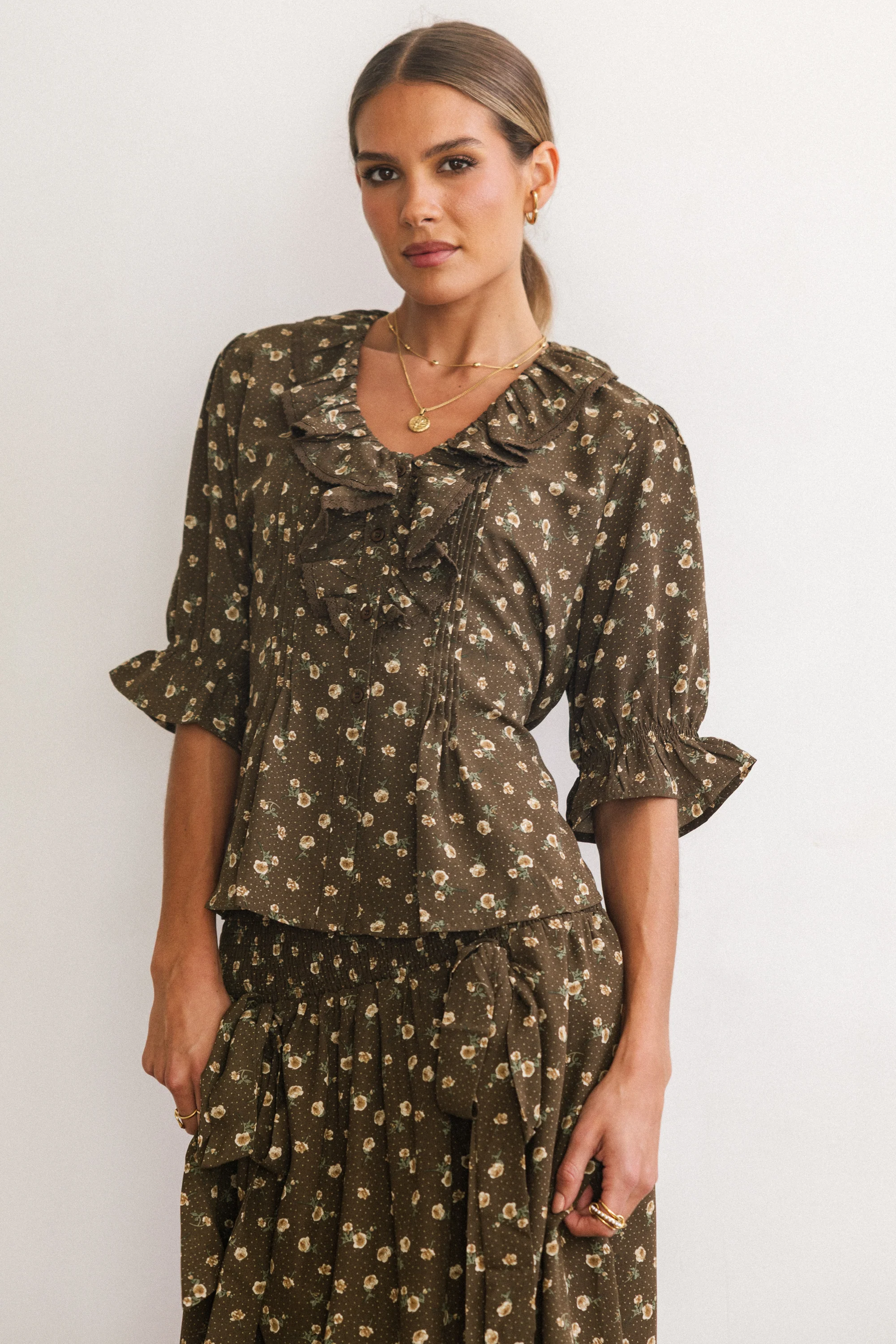 Xander Floral Blouse - FINAL SALE - Image 6