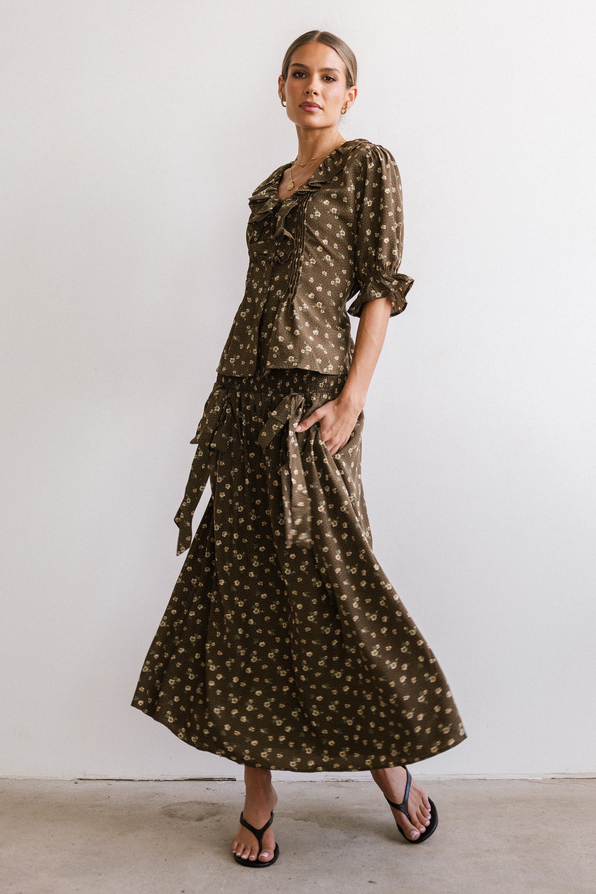 Xander Floral Maxi Skirt - FINAL SALE - Image 2