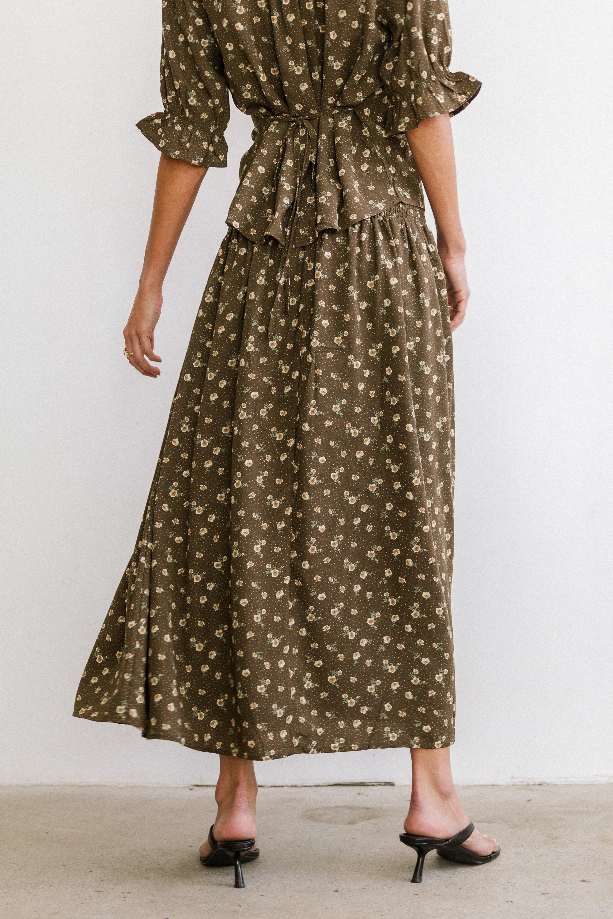 Xander Floral Maxi Skirt - FINAL SALE - Image 4
