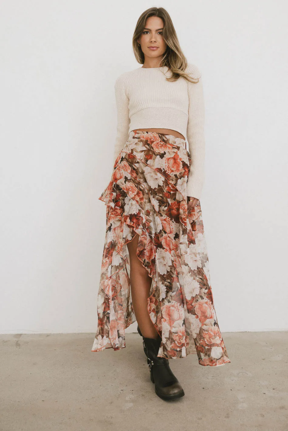 Xavier Printed Mesh Skirt - FINAL SALE - Image 2