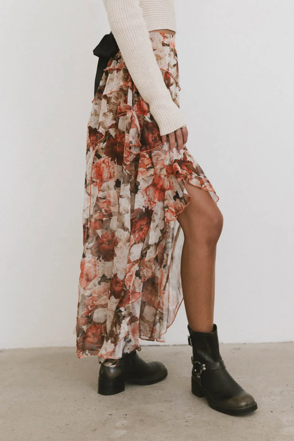 Xavier Printed Mesh Skirt - FINAL SALE - Image 3
