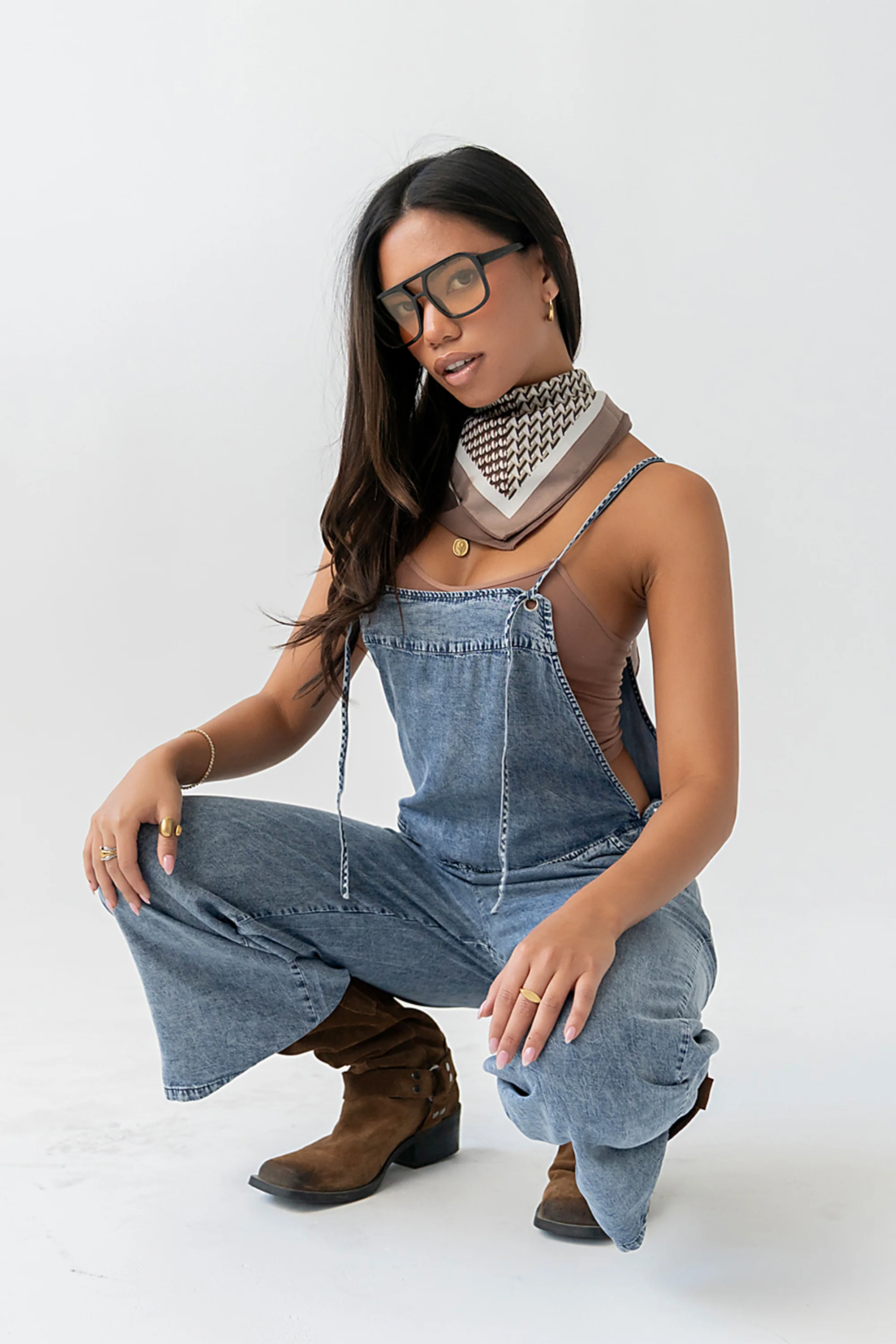 Xiomara Denim Jumpsuit - Image 4