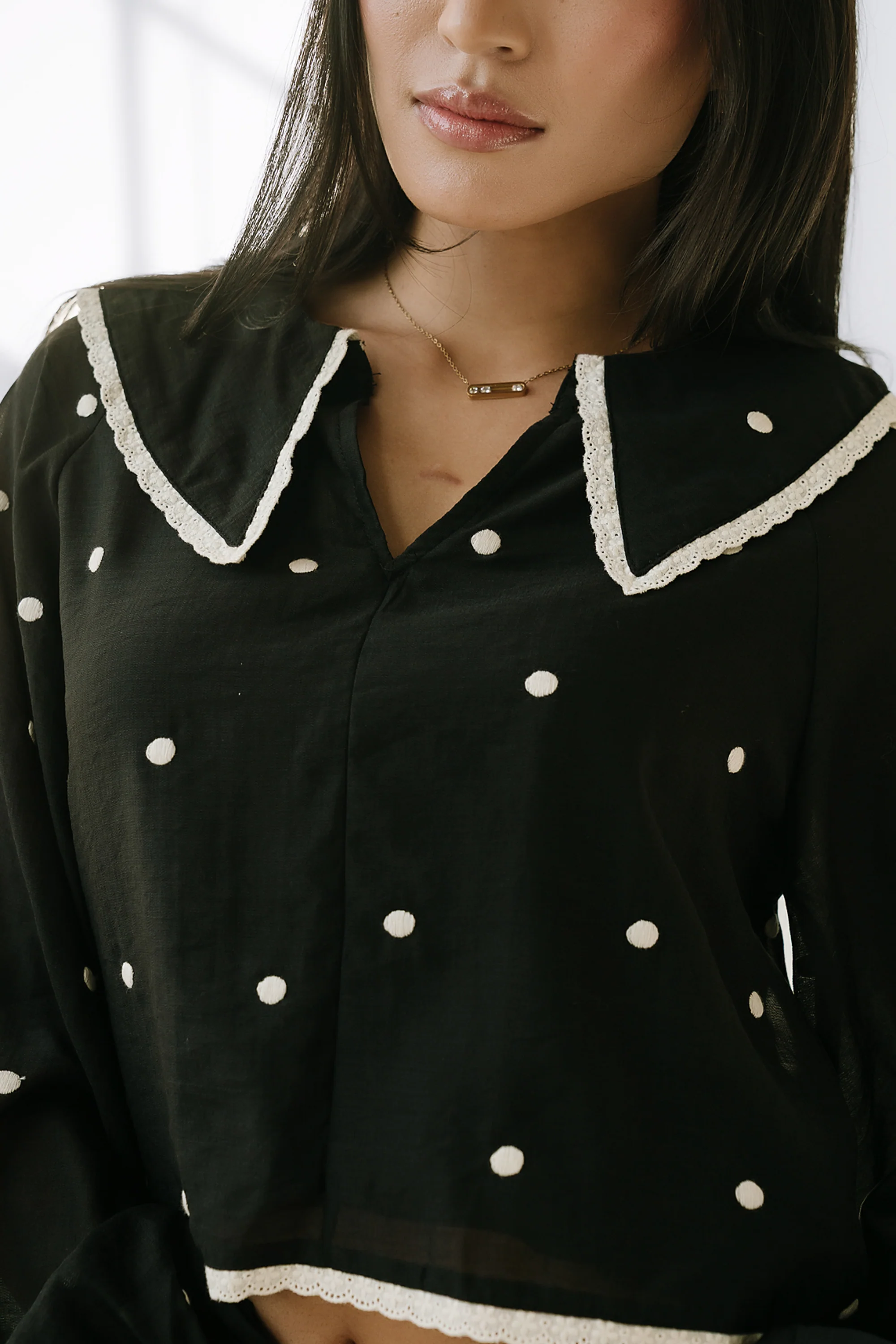Yara Polka Dot Blouse - Image 6