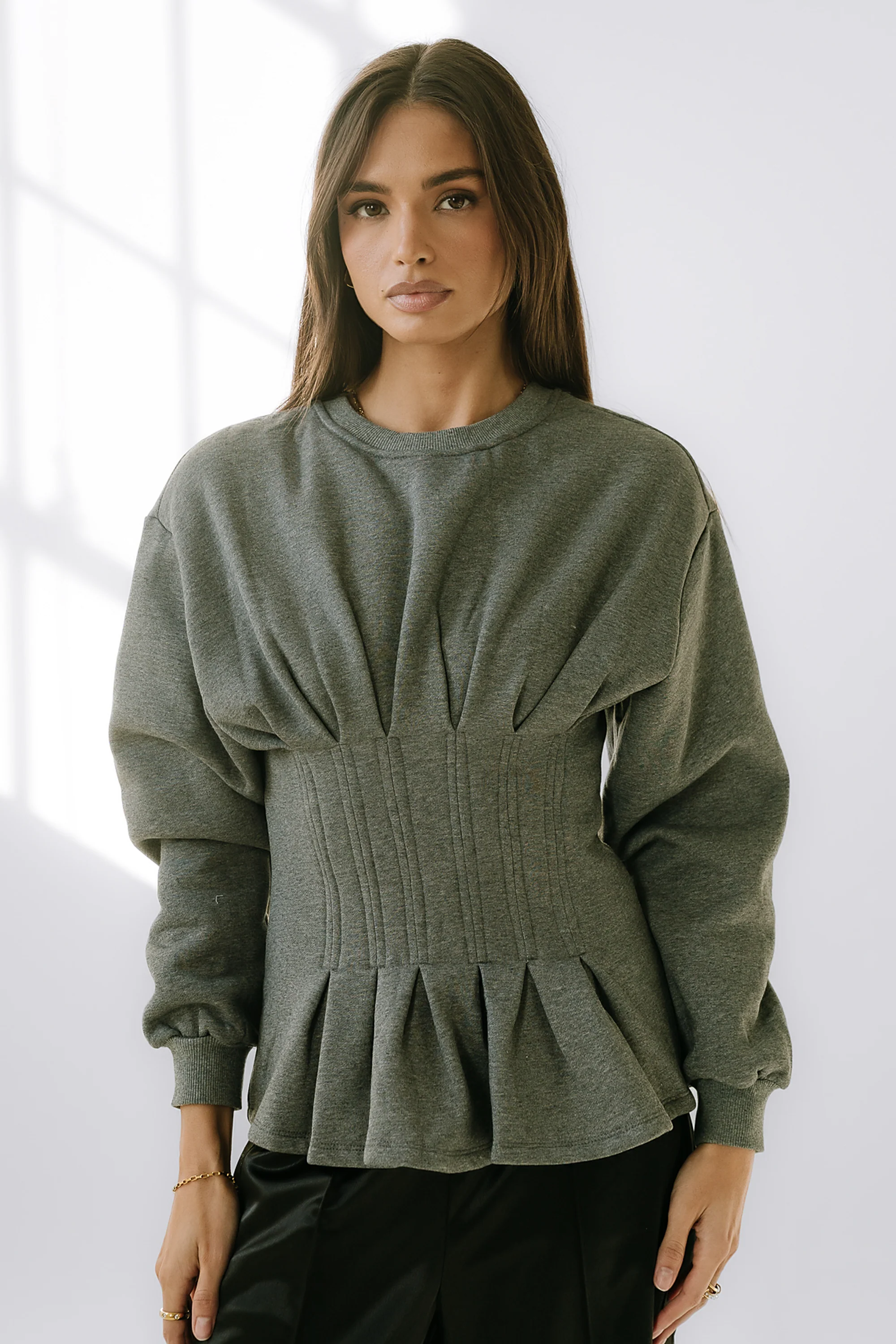 York Pleated Sweater - FINAL SALE - Image 4