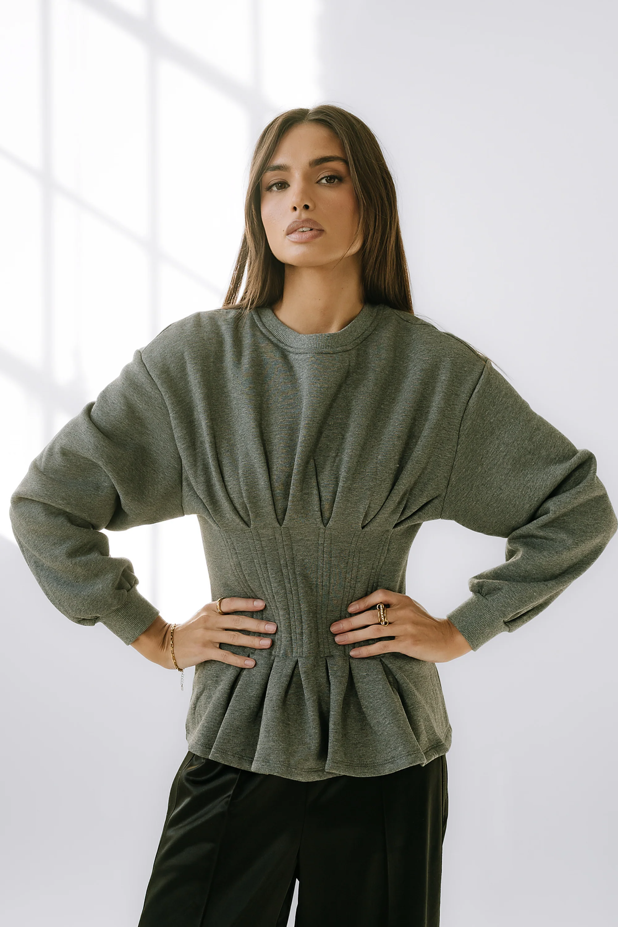 York Pleated Sweater - FINAL SALE - Image 7