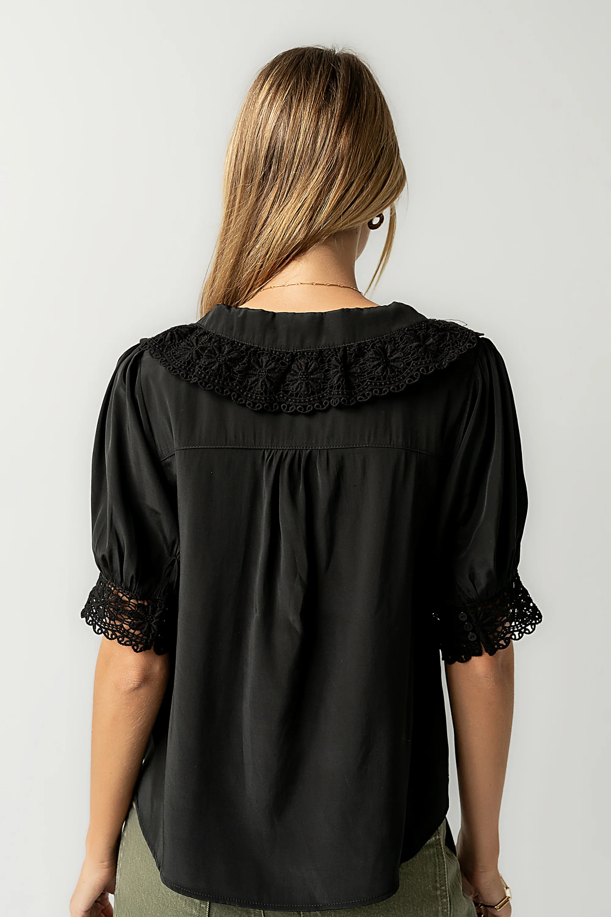 Zayne Button Up in Black - Image 4