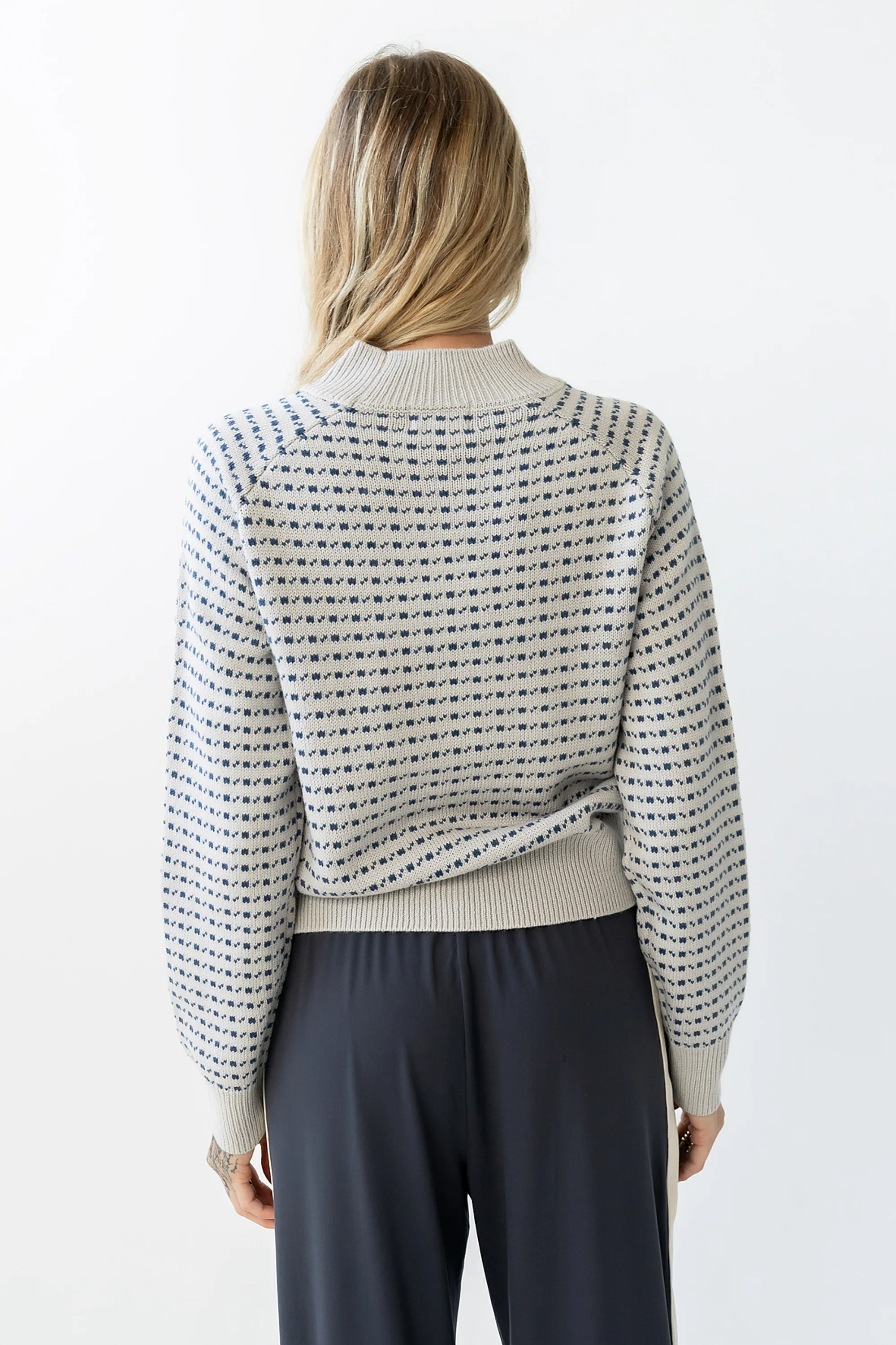 Ziggy Knit Sweater in Natural - FINAL SALE - Image 3