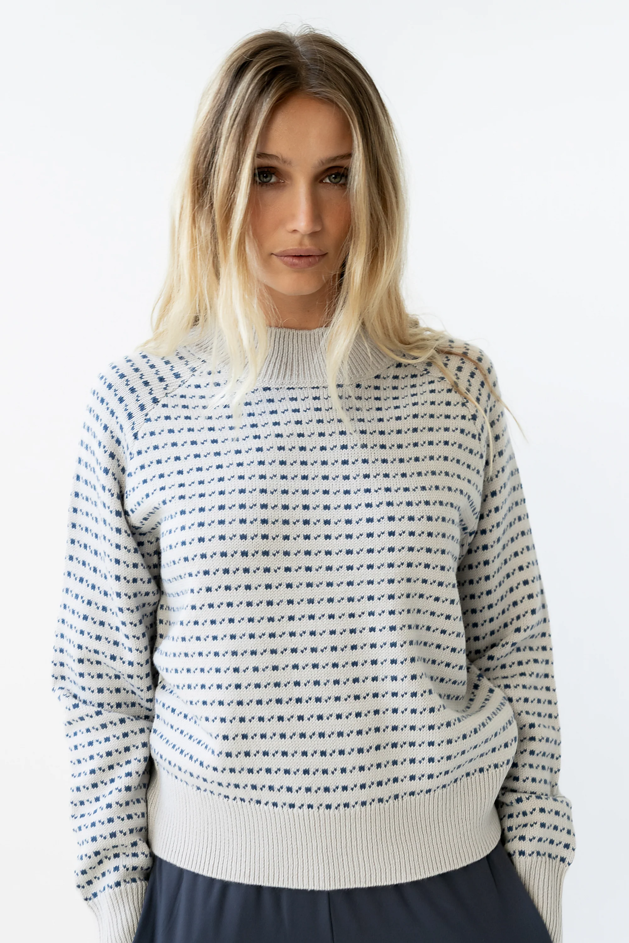 Ziggy Knit Sweater in Natural - FINAL SALE - Image 4