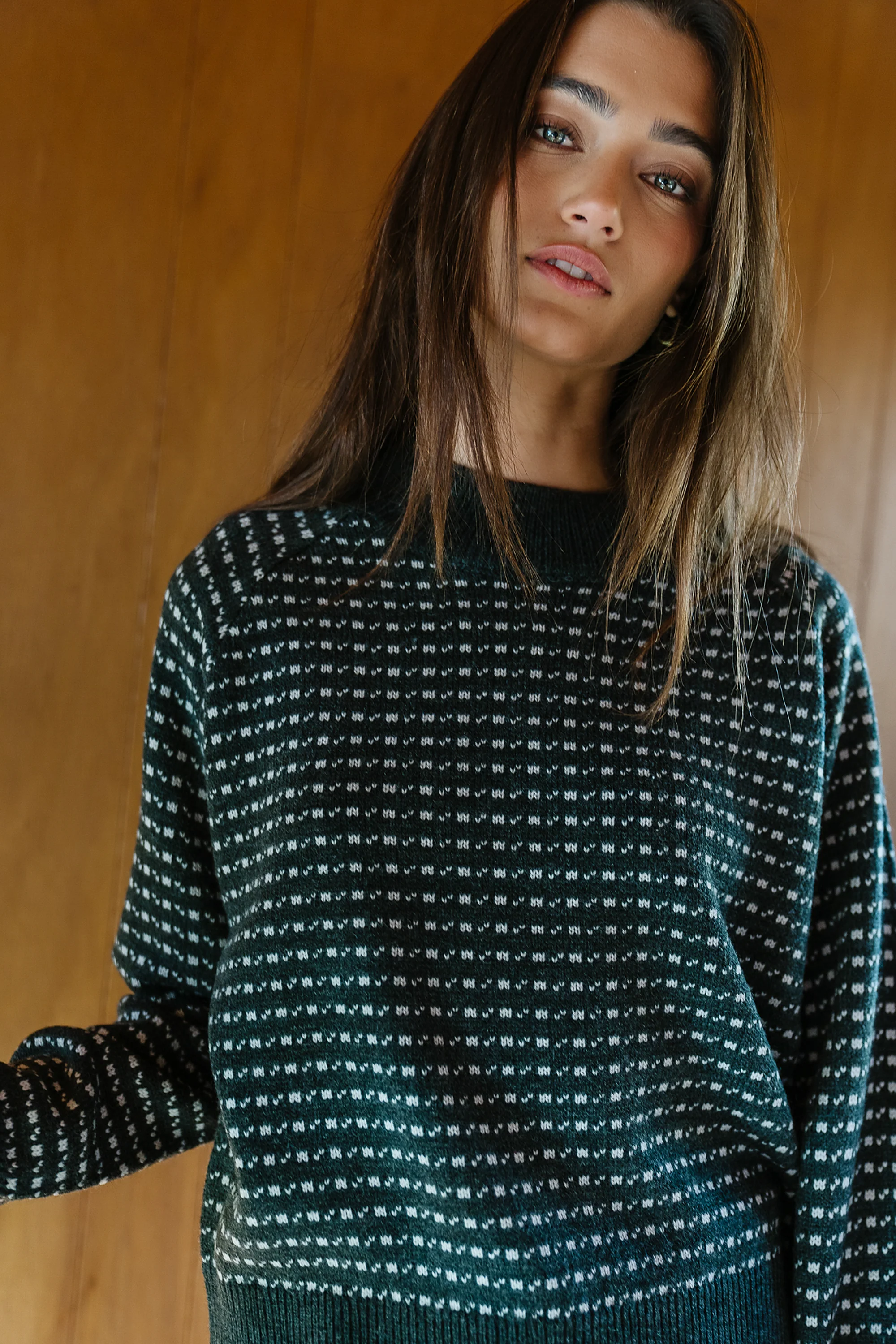 Ziggy Knit Sweater in Charcoal - FINAL SALE - Image 3