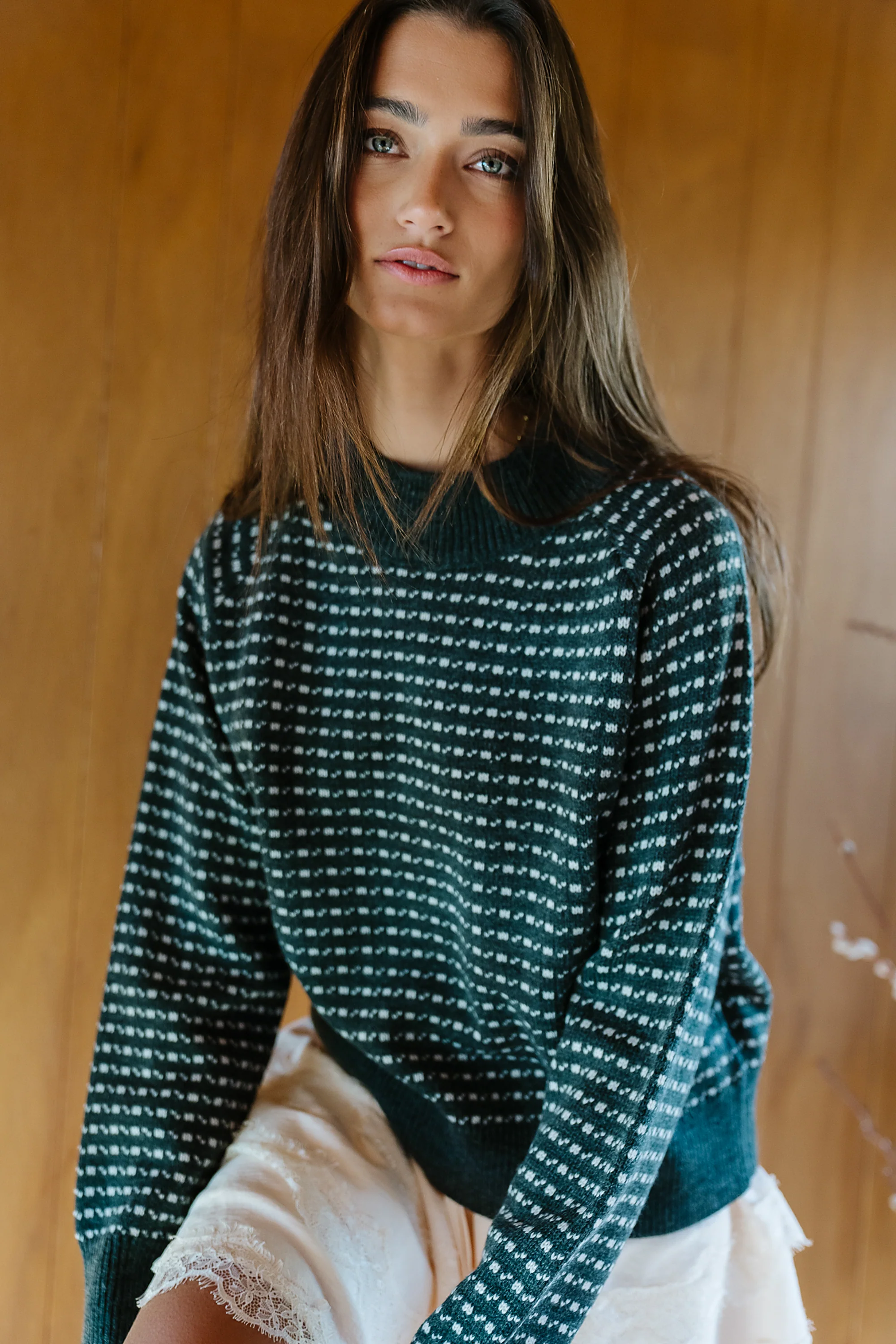 Ziggy Knit Sweater in Charcoal - FINAL SALE - Image 5