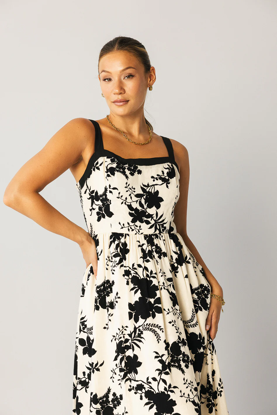 Zora Floral Midi Dress - FINAL SALE - Image 5